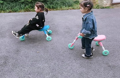 New liftable children's folding large mantis car three-wheeled scooter baby walker 1-6 years old yo-yo car
