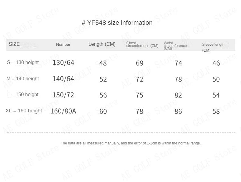PGM Girls Golf Long Sleeve T Shirts Golf Wear for Kids Comfortable Skin Friendly Sports Fabric Children's Clothing YF548