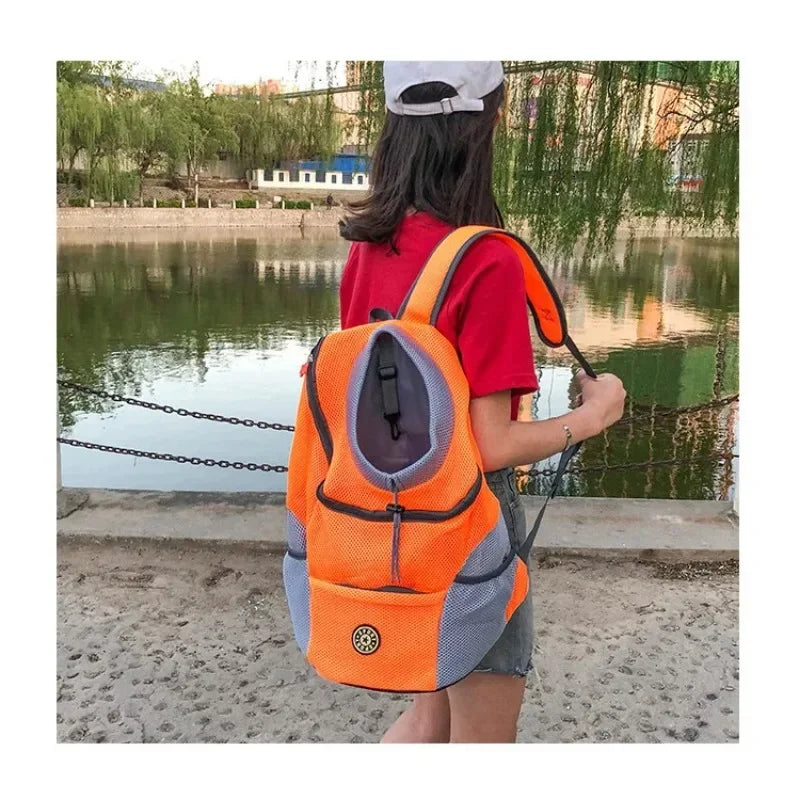 Pet Backpack for Small and Medium Dogs, Pet Carrier Backpack, Breathable Travel, Dog Carrier, Pet Transport Supplies