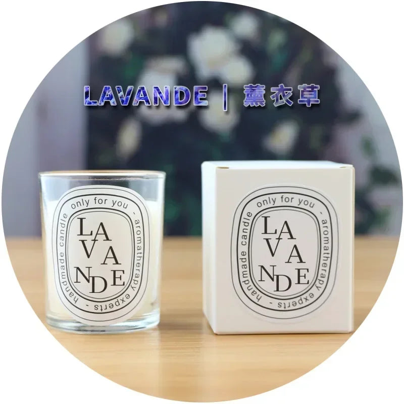Scented Aromatic Candles Guest Gift Candles Lot Wedding Candles White in Glass Jars Luxury Candle for Home Decor
