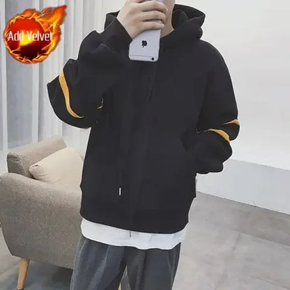 PVD-Sweat à Capuche en Coton pour Homme, Vêtement Chaud, Simple, de Luxe, de Styliste, Emo, Bon Marché, Nouveauté Automne Hiver