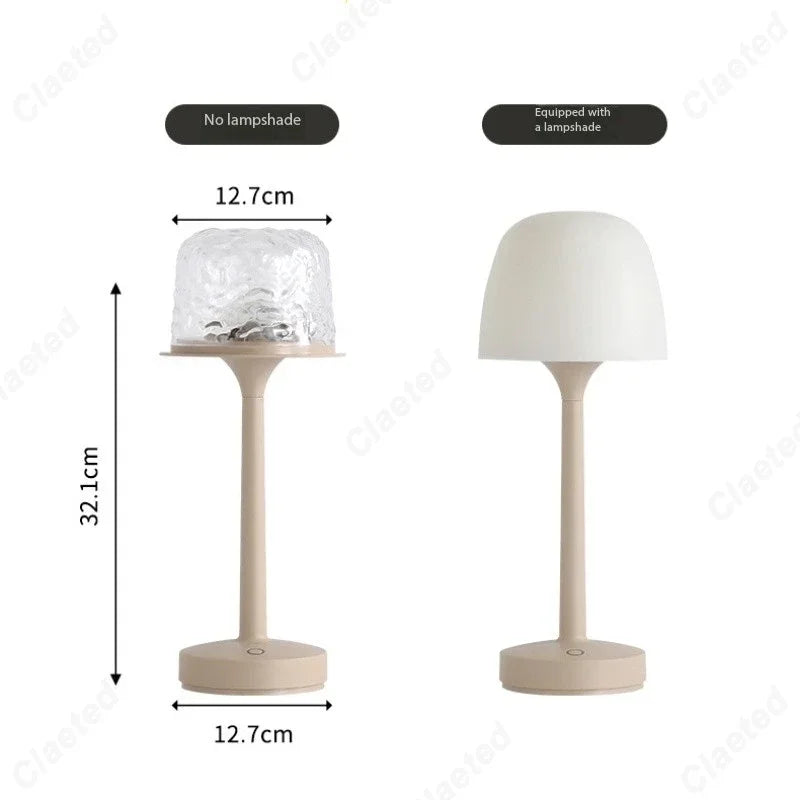 Lampe de chevet LED haute sur pied, effet vague d'eau, atmosphère romantique, cadeau pour couple, veilleuse de projection d'intérieur pour chambre à coucher