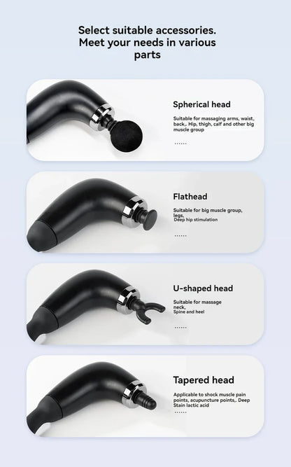 2025 New Smart Fascia Gun Electric Massager Massage Hammer Electric Fascia Gun Home Handheld Hammer Back Artifact Christmas Gift