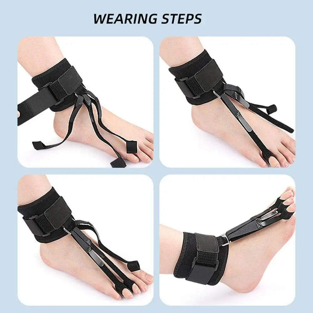 Correcteur d'orteils réglable, orthèses fixées et réglables, correcteur de Valgus d'orteil bouclé, attelle d'orteil respirante avec boucle en métal