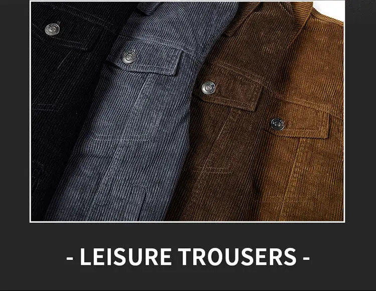 Manteaux tendance pour hommes, veste en velours automne, coupe slim, style vintage, décontracté, éclair, manches longues, vêtements d'extérieur, fermeture printemps-automne