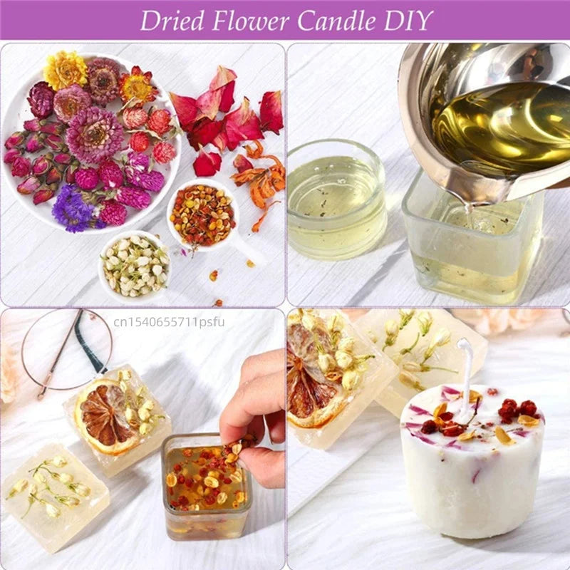 30g Aromatic Natural Candle Soap Perfume Floral Essence Making Material Natural Dry Flower Wedding Home Decoration Bath Decor