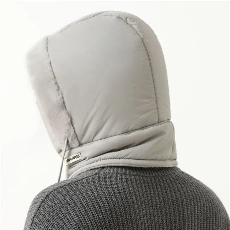 Chapeau chaud d'hiver pour hommes et femmes, Protection des oreilles de cyclisme d'automne et d'hiver avec velours épais pour la Protection contre le froid
