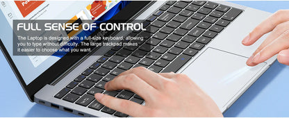 ACEMAGIC 15.6" Ultra Slim Laptop 16GB RAM 512GB SSD Intel N97 Notebook Gamer 1920*1080 Display Office Study Computer Windows 11