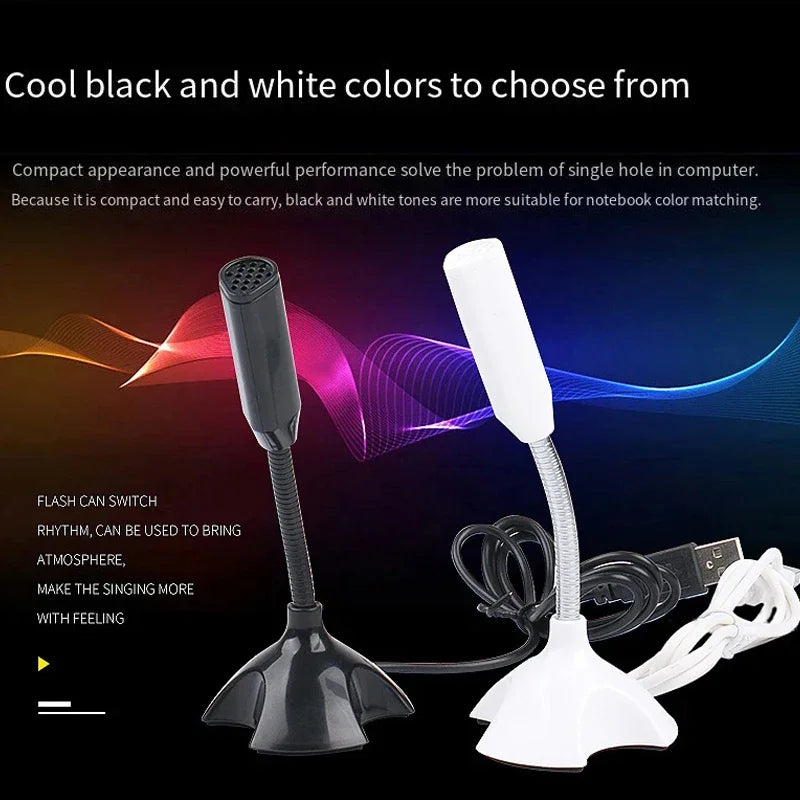 Microphone USB réglable professionnel de haute qualité pour ordinateur portable et ordinateur Studio chant jeu Streaming Mikrofon support micro