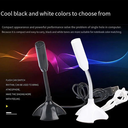 Microphone USB réglable professionnel de haute qualité pour ordinateur portable et ordinateur Studio chant jeu Streaming Mikrofon support micro
