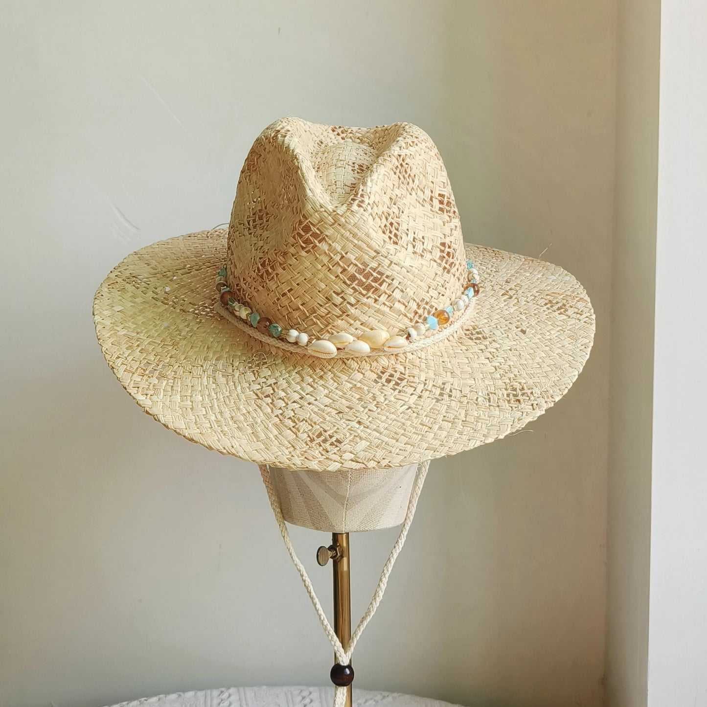 Hand-painted Western Cowboy hat Bronze green hat for men women Large Brim stiff straw hat summer sombrero vaquero hombreковбойс