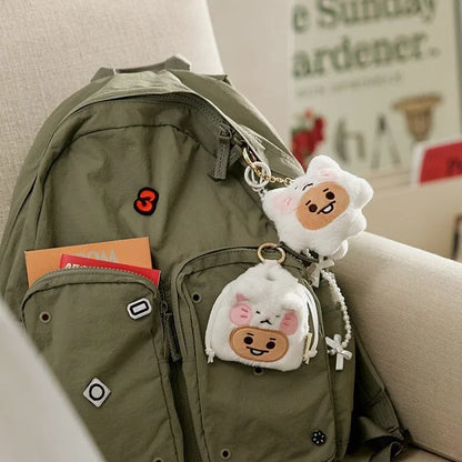 Baby Animal Series Bt21 Cooky Shooky Plush Doll Keychain Pendant Cute Koya Toy Girls Bag Packaging Decoration Collection Gift