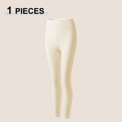 Women's Winter Thermal Underwear, Seamless, Ultra-thin, Single Layer, Shaping, Long Johns, Sexy Ladies Lingerie, L-XL