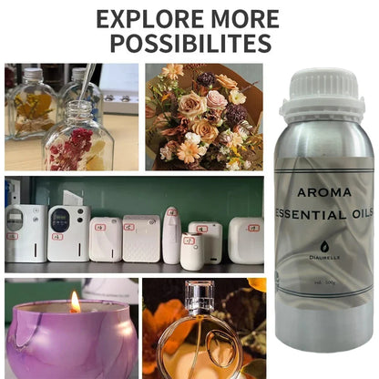 500ML Hotel Aromatic Oils Home Fragrance Electric Air Freshener Aromatherapy Pure Natural Aroma Diffuser Essential Oils
