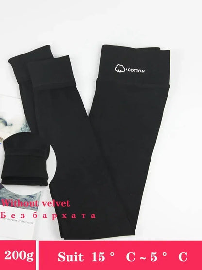 Hiver femmes Leggings agneau cachemire pantalon chaud polaire femme Legging collants minces coton velours thermique Leggings pour les femmes