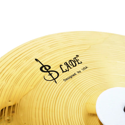 SLADE cymbale militaire cymbale de marche 1 paire cymbales à main 14/16/18/20 pouces ensemble de batterie cymbale accessoires d'instruments de Percussion