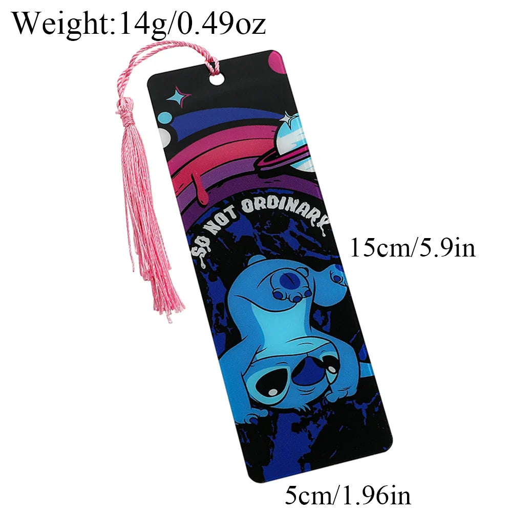 Cute Stitch Anime Bookmarks Anime Lovers Gifts Students Study Stationery Freshman Week Opening Season Back to School Gifts