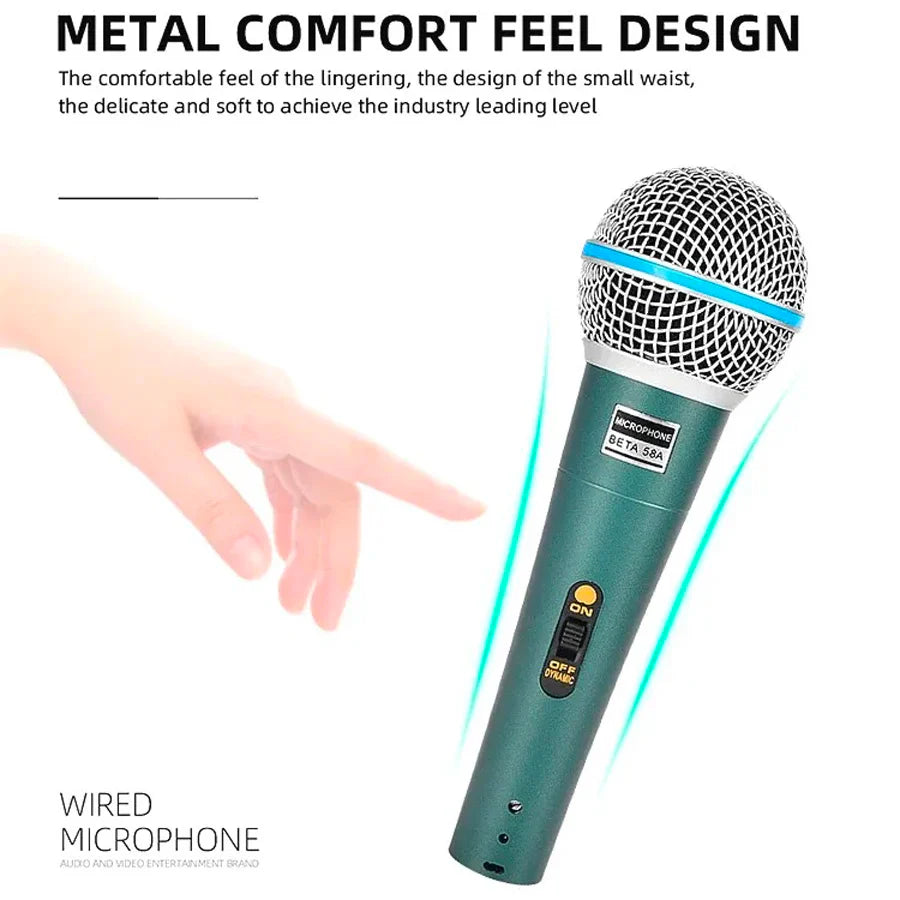 Microphone à condensateur professionnel filaire, pour PC, système de Machine à karaoké, salle de son, Gamer, Audio, chant, Kits de Streaming en direct
