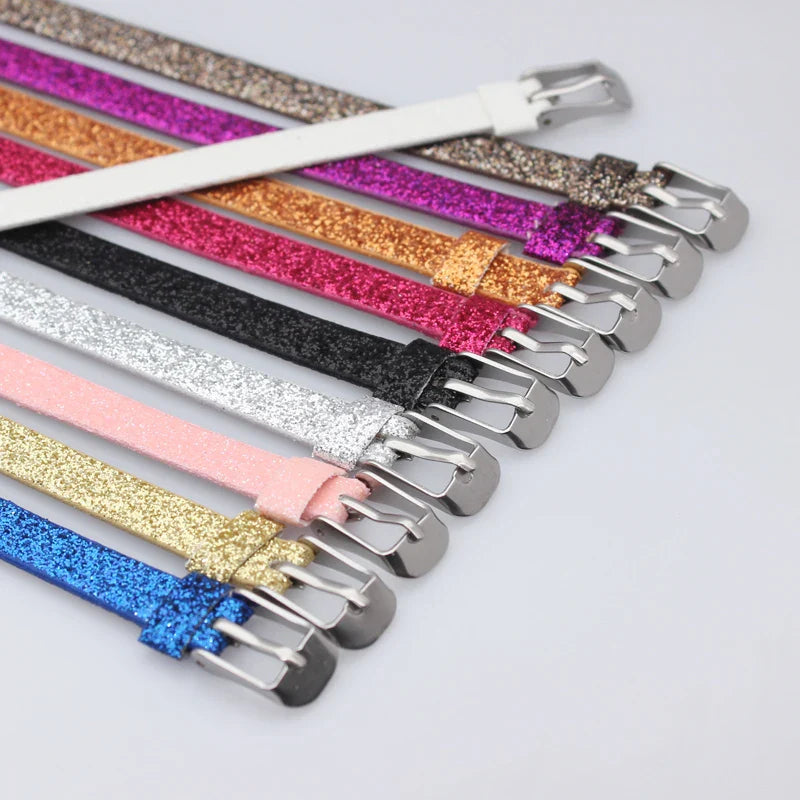 Bracelet à paillettes scintillantes, 8mm de largeur, 21cm de longueur, breloques coulissantes, lettres de l'alphabet, bijoux à bricoler soi-même, cadeau pour femmes et enfants
