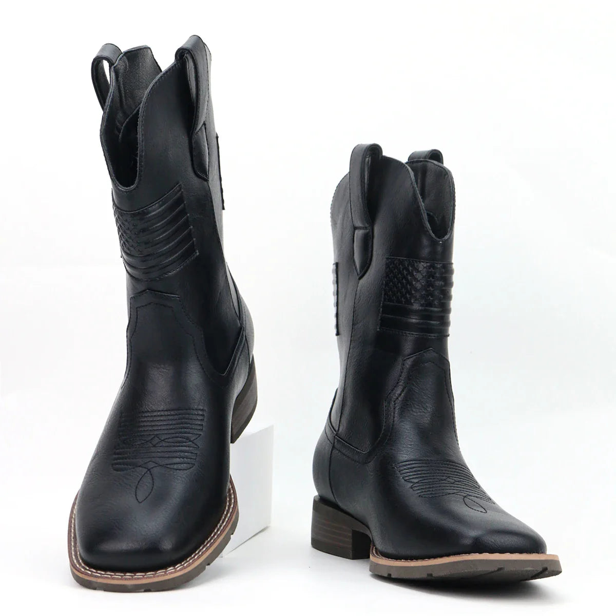 Men's Boots Personalized Design Fashionable Western Cowboy Boots