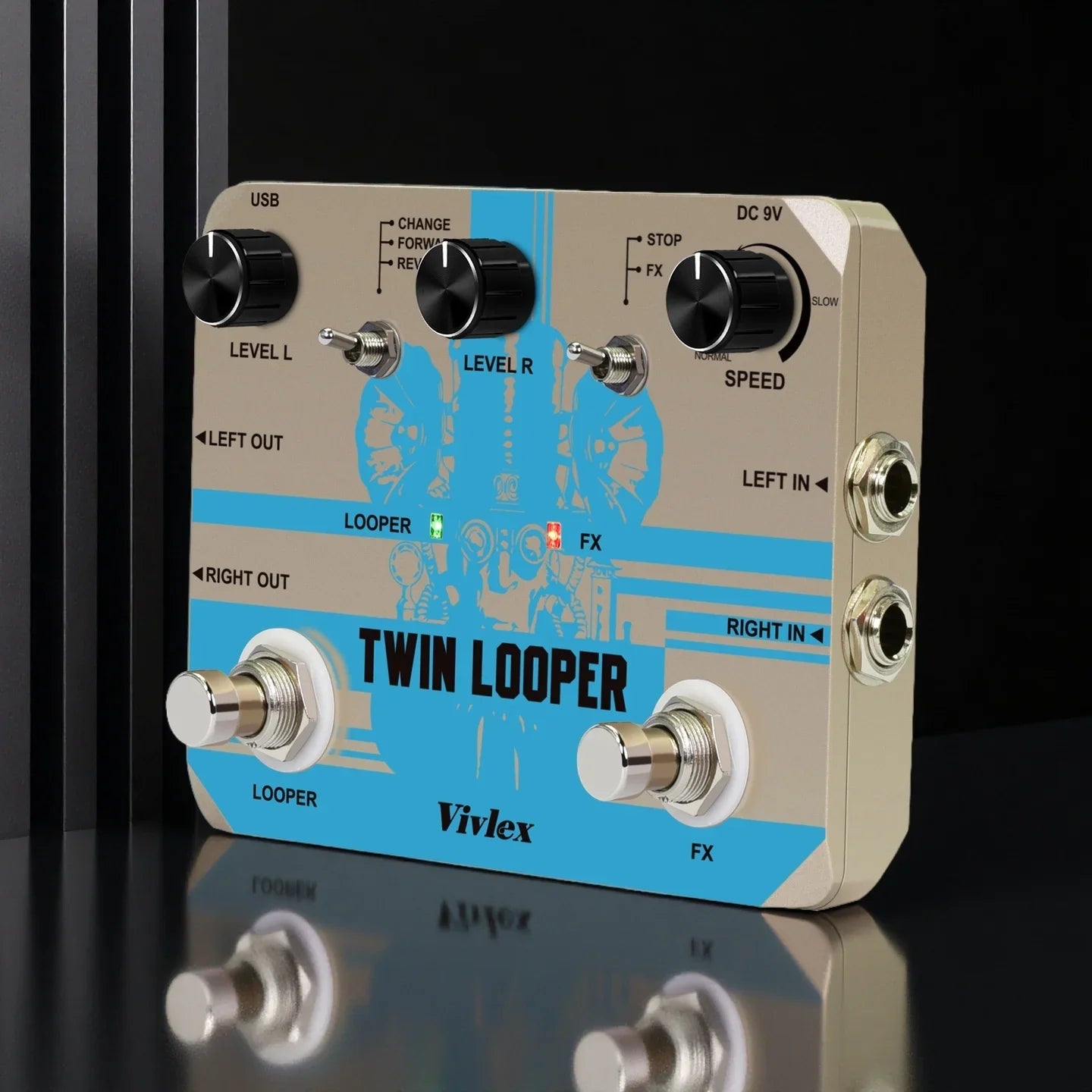 Rowin meilleur effet de Compression de pédale de compresseur de guitare de boîte de Comp analogique pour pédale de basse de guitare électrique True Bypass CS-3