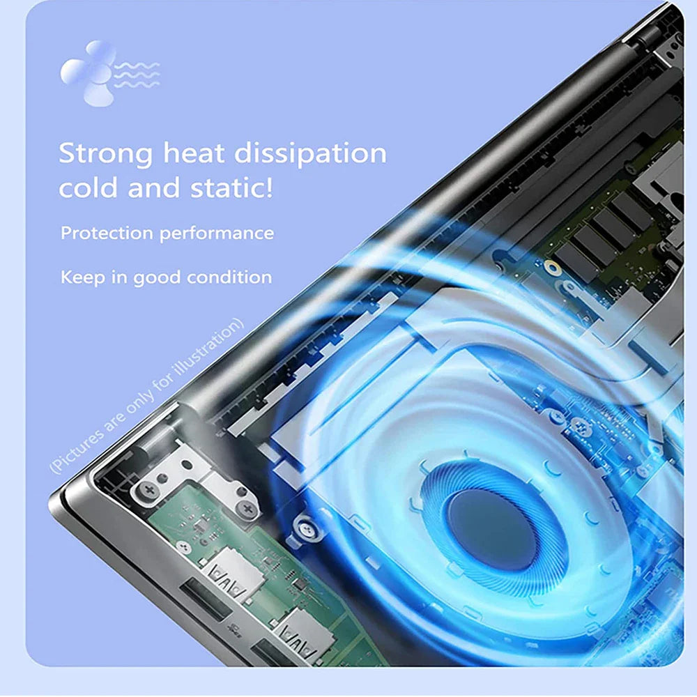 Face ID Laptop 16 Inch IPS Screen 16GB RAM 32GB Intel 11th N95 Netbook Windows 11 Pro Office Notebook RGB Keyboard Portable Pc