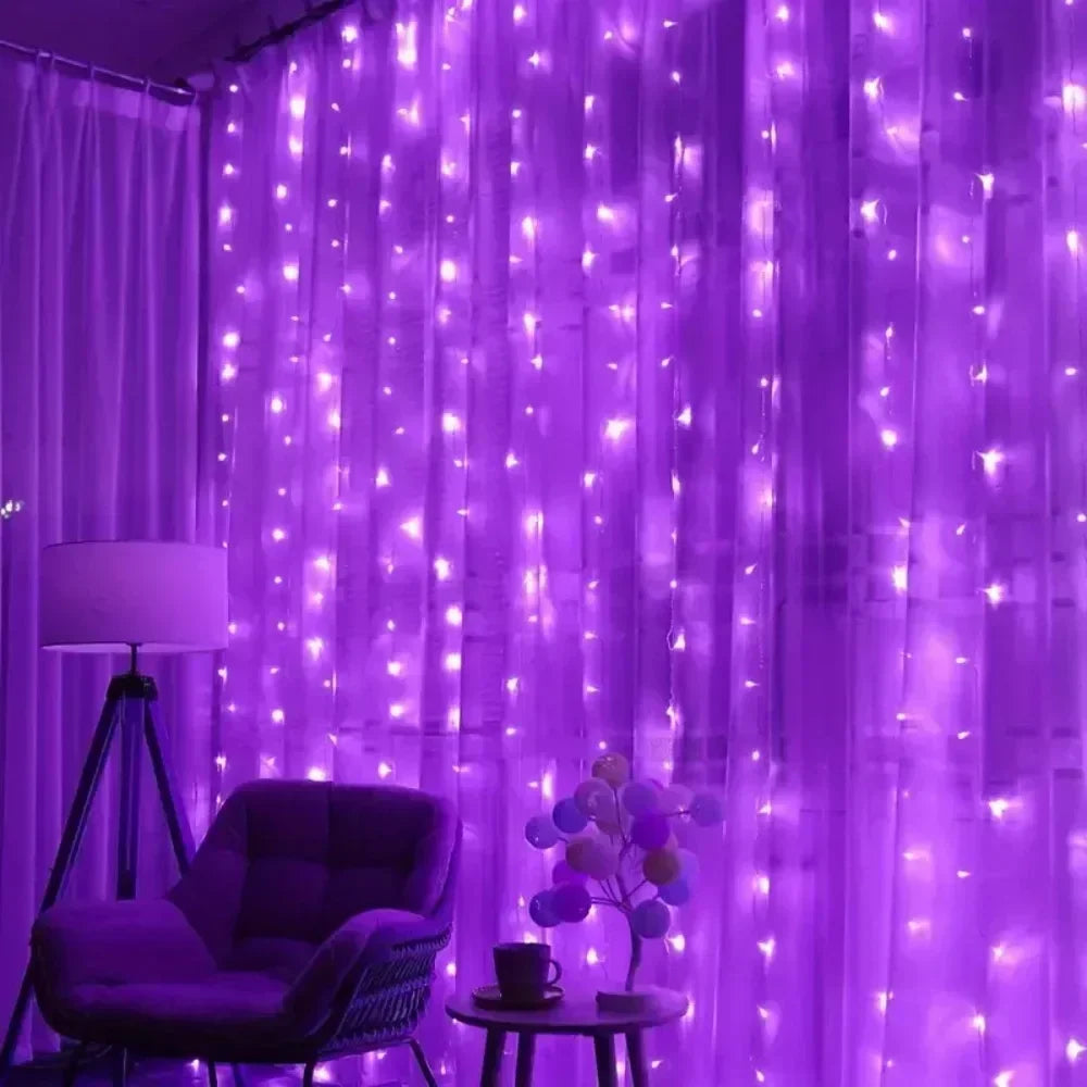 USB LED rideau chaîne lumières avec télécommande chambre vacances mariage anniversaire noël décor LED fée guirlande lampe