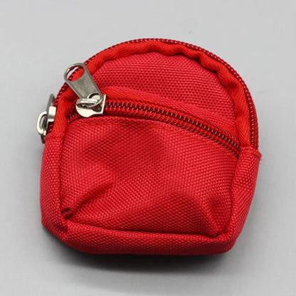 Labubu Doll Canvas Backpack Simulation Pet Bag for 15/17cm Dolls Cute Doll Accessories
