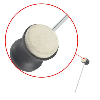 M MBAT – marteau de batteur à pédale de tambour, remplacement pour Kit de batterie, accessoire, arbre en acier inoxydable, tête de batteur à pédale en feutre