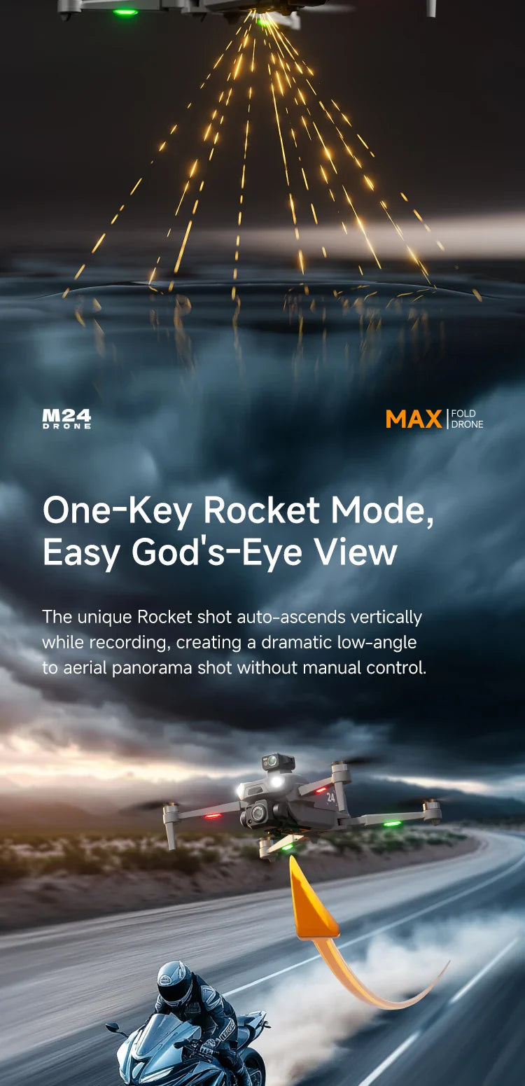 Drone M24 haut de gamme de qualité professionnelle, équipé d'un écran télécommandé 1000M, transmission d'image numérique, quadrirotor sans balais