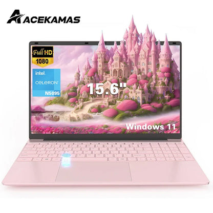 ACEKAMAS 15.6" Laptop Computer Intel Celeron N5095 Windows 11 Pro Laptops Gamer 1080P 16GB DDR4 1TB SSD Office Study Notebook PC