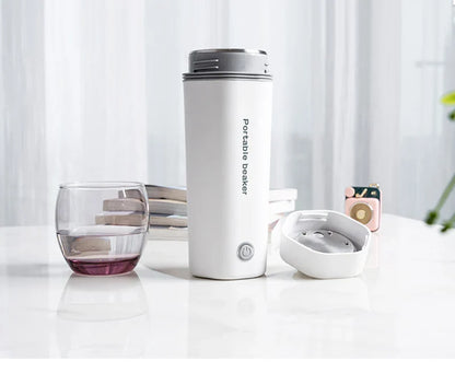 220V 110V 24V 12V Car Home Electric Thermos Bottles EU US UK Plug Portable Outdoor Travel Boil Water Coffee Flasks Kettle