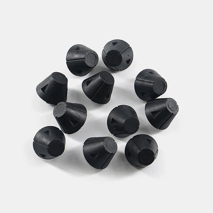 Pointes de remplacement pour chaussures de football noires, goujons durables pour chaussures de football, filetées M5, 13mm, 16mm, 1 pièce par ensemble