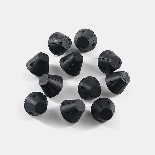 Pointes de remplacement pour chaussures de football noires, goujons durables pour chaussures de football, filetées M5, 13mm, 16mm, 1 pièce par ensemble