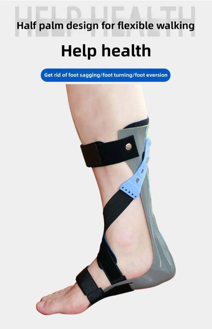 Orthèses de chute de pied orthèse de cheville élasticité réglable orthèses Valgus course hémiplégie chaussures de rééducation Supports de pied