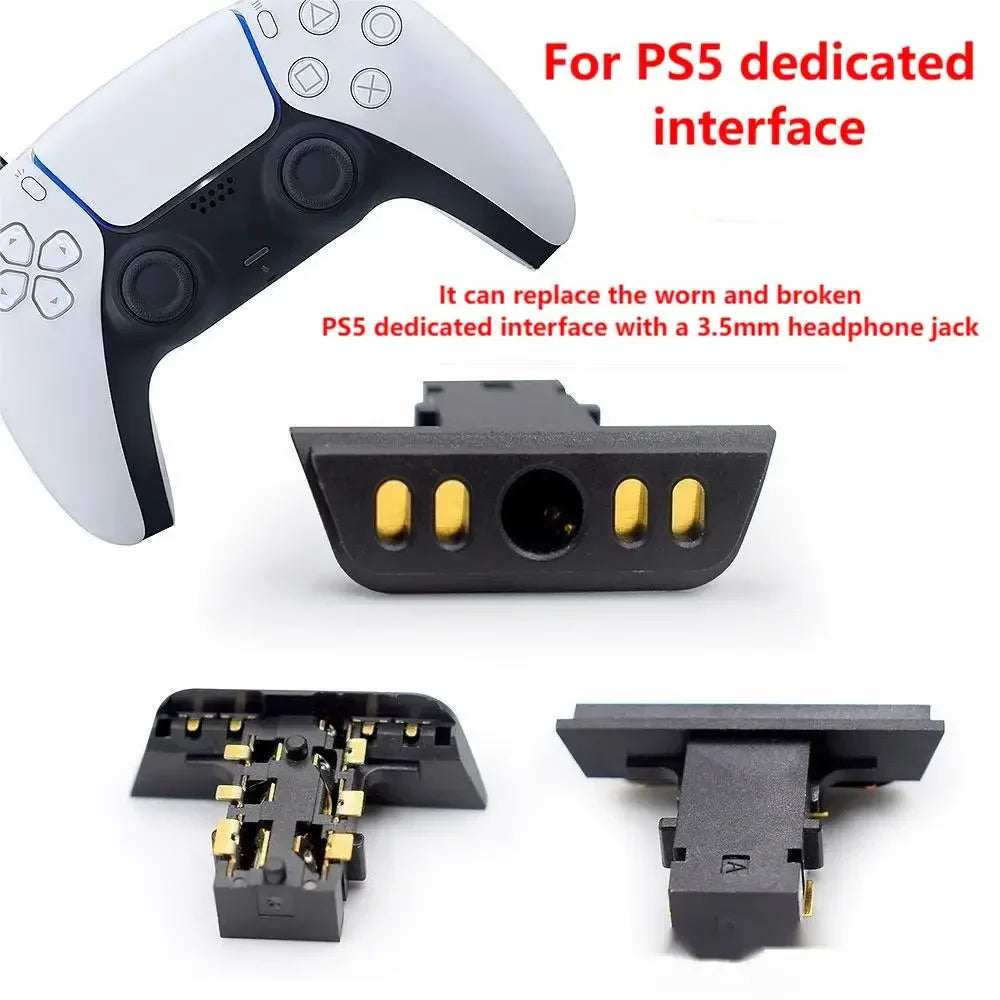 Connecteur Jack pour Port casque PS5 DualSense, station de chargement, Interface Audio, pièces de réparation, vente en gros, 50 pièces/lot