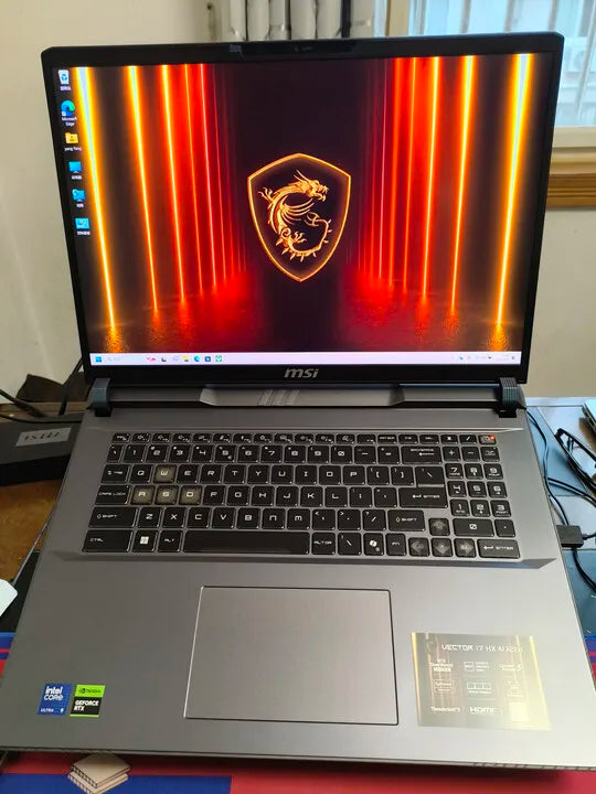 2025 MSI Vector 17 HX AI Gaming Laptop 17 Inch 2.5K QHD 240Hz IPS Screen Notebook Ultra 9-275HX 64GB 2TB RTX5080 Netbook Compute