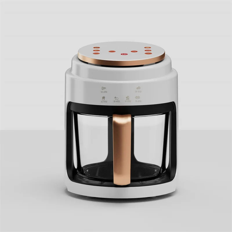 Air Fryer Visual Oil-free Electric Fryer Multi-functional Automatic Household 360°Baking LED Touchscreen Oil Air Fri
