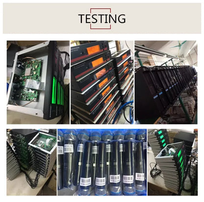 550-587mhz K-25R 8 channels outdoor uhf  karaoke singing performance sound system wireless microphone system professional