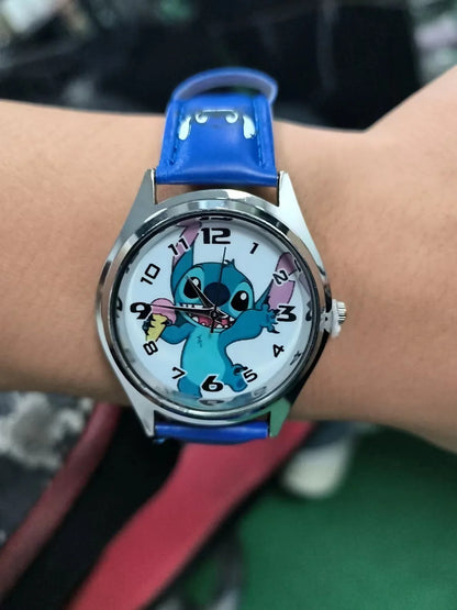 Boîte cadeau Stitch, Montre à aiguilles, Montre à quartz pour enfants, Boîte cadeau, Montre pour filles, Boîte Kawaii Stitch, Montre, Cadeau d'anniversaire, Cœur mignon pour fille