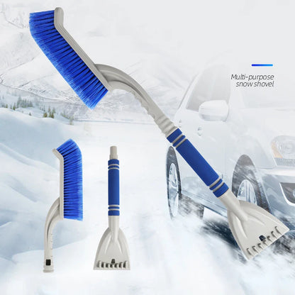Grattoir à neige pour voiture, pelle de balayage pour l'hiver avec poignée, brosse de nettoyage automobile, dissolvant de grattoir à glace, accessoires de pare-brise automobile