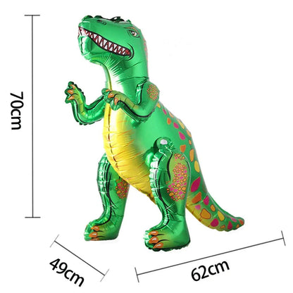 3D Self standing Dinosaur Tyrannosaurus Animal Balloons for Birthday Party Baby Shower Decoration Kit Inflatable Party Supplies