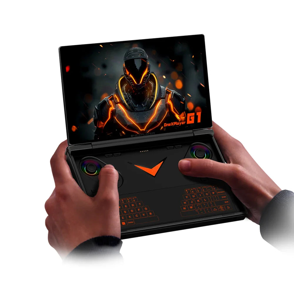 OneXPlayer G1 Gaming Laptop AMD Ryzen AI 9 HX 370 & Intel Core Ultra 7 255H Portable 8.8 Inch 144Hz Dual-Mode Keyboard Computer
