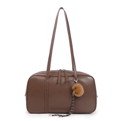 Sacs à bandoulière en cuir véritable de vache pour femmes, sacs à main de luxe de styliste de mode pour dames, sac à main rétro en cuir de vache Boston pour les déplacements