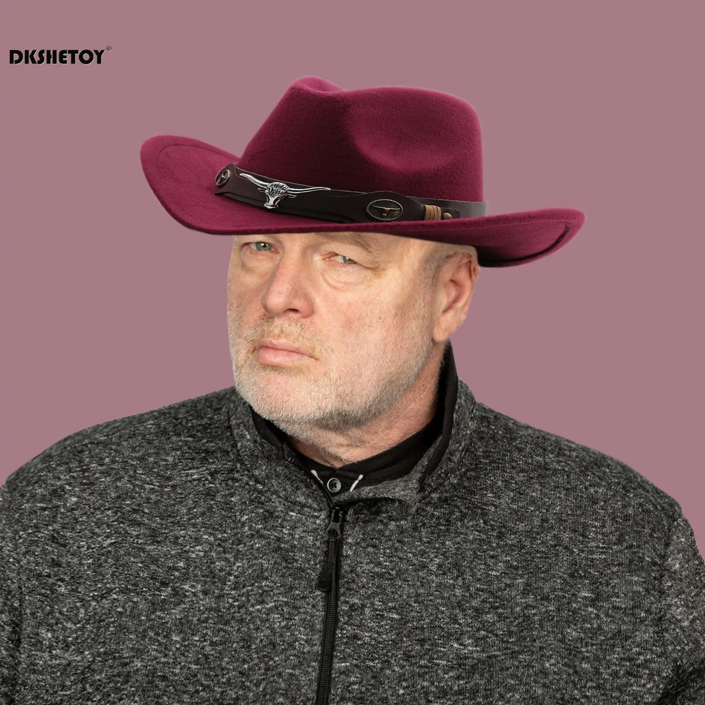 Chapeaux de Cowboy à la mode, chapeau Panama de Cowgirl à large bord avec ceinture rétro pour déguisement de fête