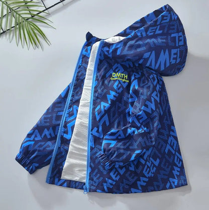 Boys Fashion Outdoor Jacket Thick Winter Waterproof Jackets For Kids Warm Clothes Autumn Boy's Windbreaker Hooded Coat
