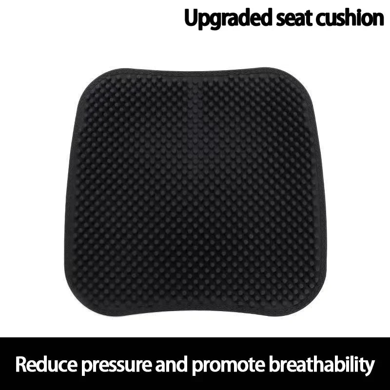 3-piece set of car cushions, car pillows, silicone car cushions, pressure reducing and comfortable neck protection headrests