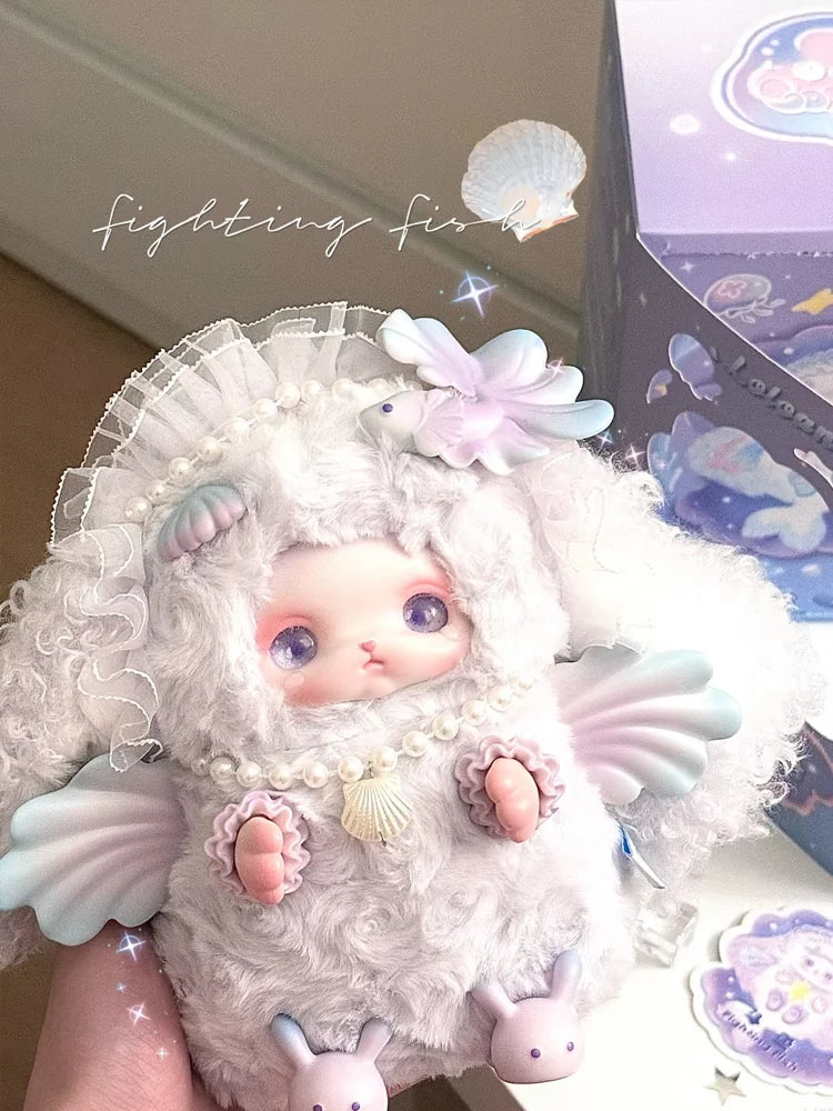 Boîte mystère Original Blind Box Loloan Ocean Series Pendentif mignon pour sac à dos Décoration de chambre Jouet Cadeau surprise d'anniversaire/de Noël