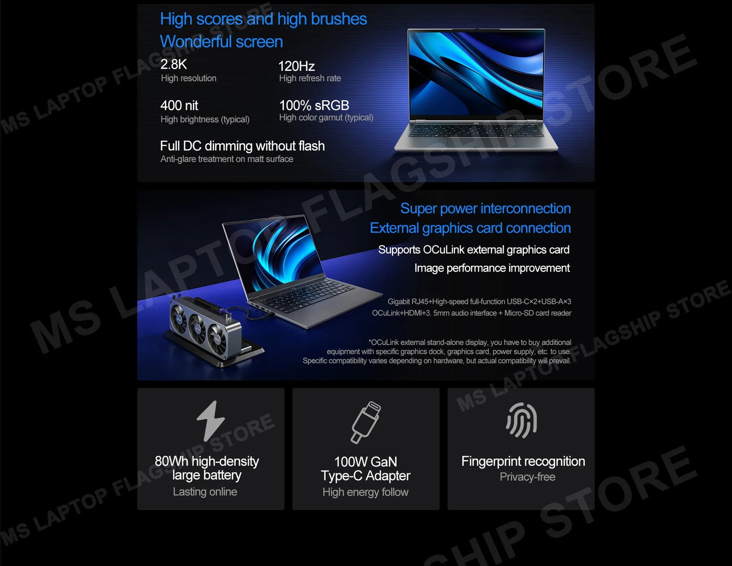 【2025 Lecoo】 Lenovo Lecoo Pro 14 Ultra5-125H Écran IPS 2.8K 120Hz 32Go+1To