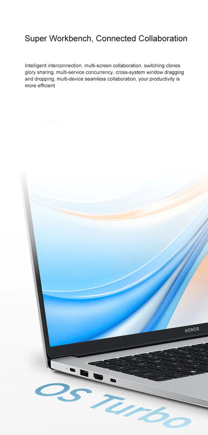 Honor Laptop X16 Plus 16-inch 2024 Riptide R7 8845HS 16GB/32GB RAM 512GB/1TB/2TB SSD 2.5K 120Hz Thin & Light Laptop